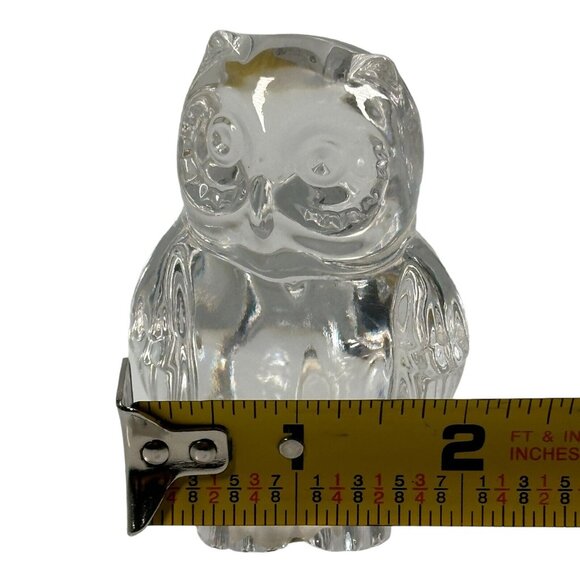 Beautiful PRINCESS HOUSE W Germany Lead Crystal WISE OWL Figurine Paperweight - Picture 9 of 10
